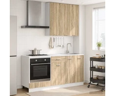 Virtuvės vienetas LYON 5 pcs Sonoma ąžuolas Apdirbta mediena