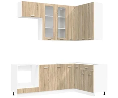 Virtuvės vienetas LYON 8 pcs Sonoma ąžuolas Apdirbta mediena