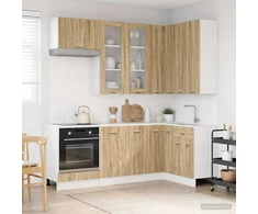 Virtuvės vienetas LYON 8 pcs Sonoma ąžuolas Apdirbta mediena
