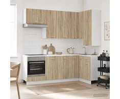 Virtuvės vienetas LYON 8 pcs Sonoma ąžuolas Apdirbta mediena