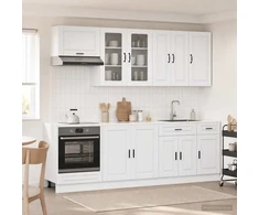 Virtuvės vienetas PORTO 8 pcs Itin blizgi balta