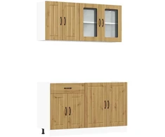 Virtuvinių spintelių komplektas, 4 dalių, Kalmar, artisano