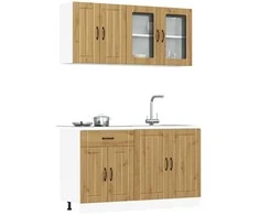 Virtuvinių spintelių komplektas, 4 dalių, Kalmar, artisano