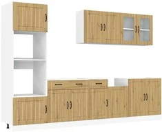 Virtuvinių spintelių komplektas, 7 dalių, Kalmar, artisano