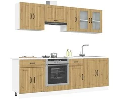 Virtuvinių spintelių komplektas, 8 dalių, Kalmar, artisano