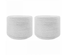 Virvė 2 pcs Balta Medvilnė