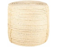 Virvė, 50m, 100% sizalis, 8mm