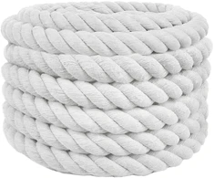 Virvė Balta 3 x 3 x 2500 cm Medvilnė