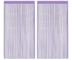 Virvelinės užuolaidos, 2vnt., 140x250cm, violetinės spalvos