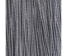 Virvelinės užuolaidos, 2 vnt., antracito spalvos, 140x250 cm