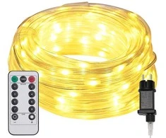 Virvės Šviesa su 120 LED Šilta balta 5 m PVC