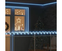 Virvės Šviesa su 240 LED Šalta balta 10 m PVC