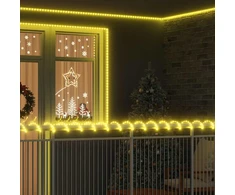 Virvės Šviesa su 240 LED Šilta balta 10 m PVC
