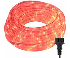 Virvės Šviesa su 480 LED Raudona 20 m PVC