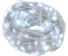 Virvinės lemputės 400 LED Šalta balta 40 m