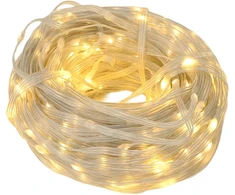 Virvinės lemputės 400 LED Šilta balta 40 m
