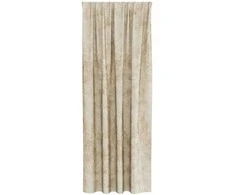 Aksominio tipo užuolaidos 2 pcs Kreminė 245 x 140 cm Aksomas