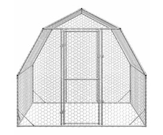 Vištienos bėgimas, 2,5x2x2,25m, galvanizuotas plienas
