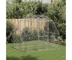 Vištienos bėgimas, 2,5x2x2,25m, galvanizuotas plienas