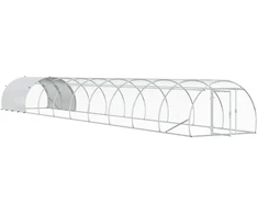 Vištų būdas Sidabrinė 1000 x 150 x 100 cm Galvanizuotas plienas