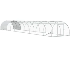 Vištų būdas Sidabrinė 1000 x 150 x 100 cm Galvanizuotas plienas