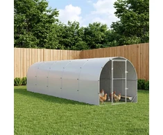 Vištų būdas Sidabrinė 1000 x 200 x 200 cm Galvanizuotas plienas