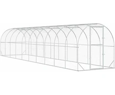 Vištų būdas Sidabrinė 1000 x 200 x 200 cm Galvanizuotas plienas