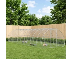 Vištų būdas Sidabrinė 1000 x 300 x 200 cm Galvanizuotas plienas