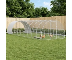 Vištų būdas Sidabrinė 1000 x 300 x 200 cm Galvanizuotas plienas