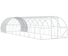 Vištų būdas Sidabrinė 1000 x 300 x 200 cm Galvanizuotas plienas