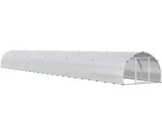 Vištų būdas Sidabrinė 1200 x 150 x 100 cm Galvanizuotas plienas