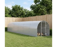 Vištų būdas Sidabrinė 1200 x 200 x 200 cm Galvanizuotas plienas