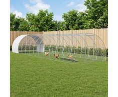 Vištų būdas Sidabrinė 1200 x 300 x 200 cm Galvanizuotas plienas