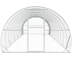 Vištų būdas Sidabrinė 1200 x 300 x 200 cm Galvanizuotas plienas