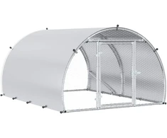Vištų būdas Sidabrinė 200 x 150 x 100 cm Galvanizuotas plienas