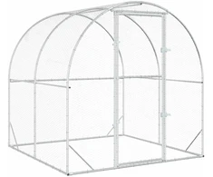 Vištų būdas Sidabrinė 200 x 200 x 200 cm Galvanizuotas plienas