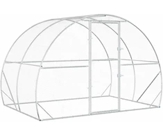 Vištų būdas Sidabrinė 200 x 300 x 200 cm Galvanizuotas plienas