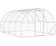 Vištų būdas Sidabrinė 400 x 300 x 200 cm Galvanizuotas plienas