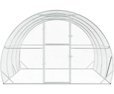 Vištų būdas Sidabrinė 400 x 300 x 200 cm Galvanizuotas plienas