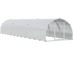 Vištų būdas Sidabrinė 600 x 150 x 100 cm Galvanizuotas plienas
