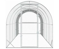 Vištų būdas Sidabrinė 600 x 200 x 200 cm Galvanizuotas plienas