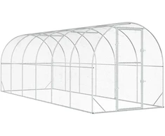 Vištų būdas Sidabrinė 600 x 200 x 200 cm Galvanizuotas plienas