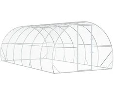 Vištų būdas Sidabrinė 600 x 300 x 200 cm Galvanizuotas plienas