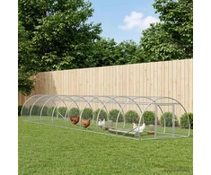 Vištų būdas Sidabrinė 800 x 150 x 100 cm Galvanizuotas plienas