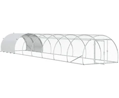 Vištų būdas Sidabrinė 800 x 150 x 100 cm Galvanizuotas plienas