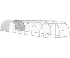 Vištų būdas Sidabrinė 800 x 150 x 100 cm Galvanizuotas plienas