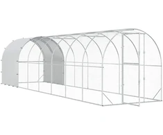 Vištų būdas Sidabrinė 800 x 200 x 200 cm Galvanizuotas plienas