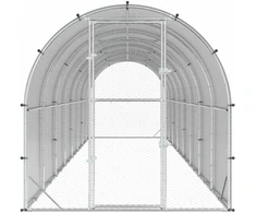 Vištų būdas Sidabrinė 800 x 200 x 200 cm Galvanizuotas plienas