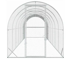 Vištų būdas Sidabrinė 800 x 200 x 200 cm Galvanizuotas plienas