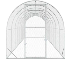 Vištų būdas Sidabrinė 800 x 200 x 200 cm Galvanizuotas plienas